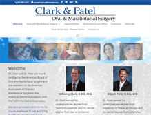 Tablet Screenshot of coleandclarkoralsurgery.com